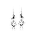 thumbnail image 1 of Jewelry Trends Kokopelli Sterling Silver Dangle Earrings South Western Humpback Flute Player, 1 of 3