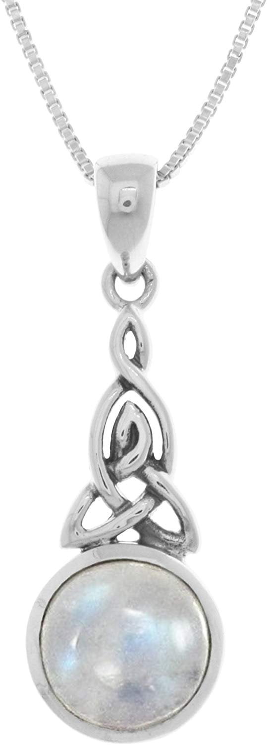 Jewelry Trends Sterling Silver Celtic Trinity Knot Pendant with ...