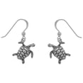 thumbnail image 1 of Jewelry Trends Sterling Silver Turtle Dangle Earrings, 1 of 3