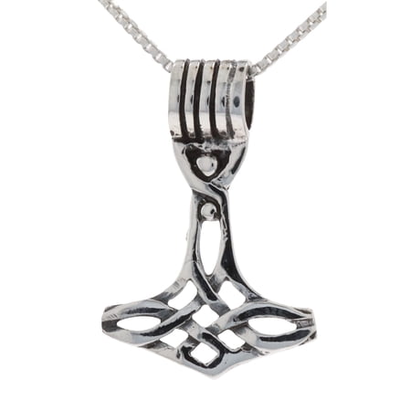 Jewelry Trends Thors Hammer Viking Norse Celtic Pendant Necklace 18"