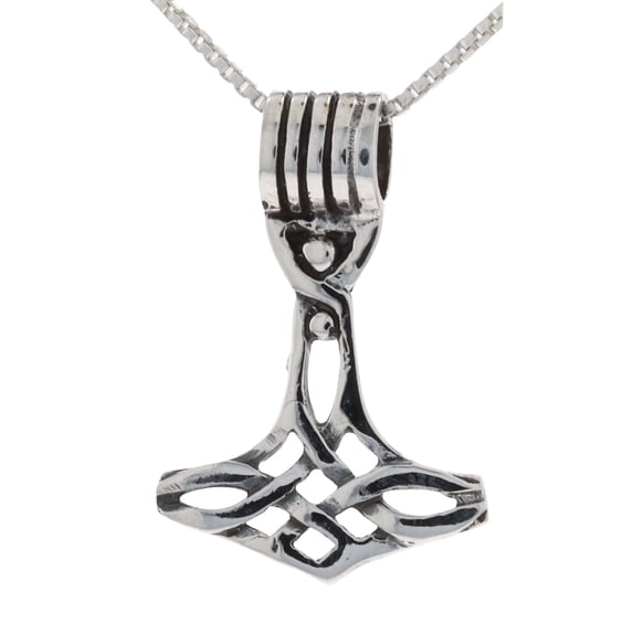 Jewelry Trends Thors Hammer Viking Norse Celtic Pendant Necklace 18"