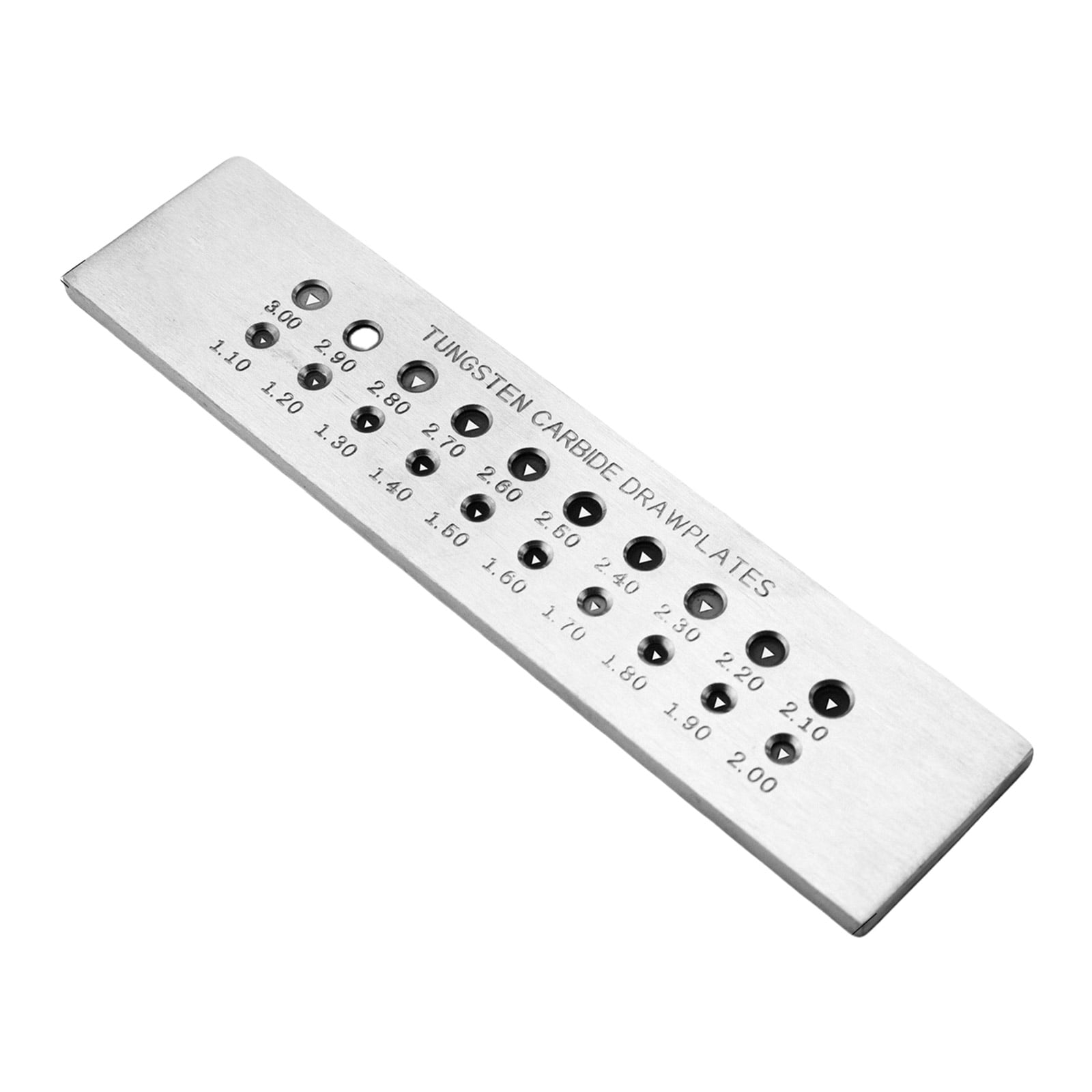 Metal Wire Drawplate For Jewelry Making - Round Holes, Various Sizes (#2 Option Available)