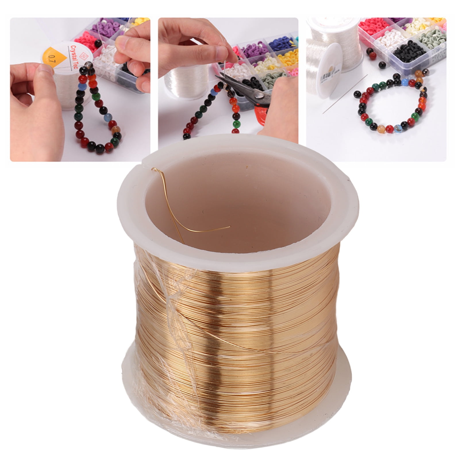 Jewelry Wire, Golden Jewelry Copper Wire for Jewelry Craft for Flower ...