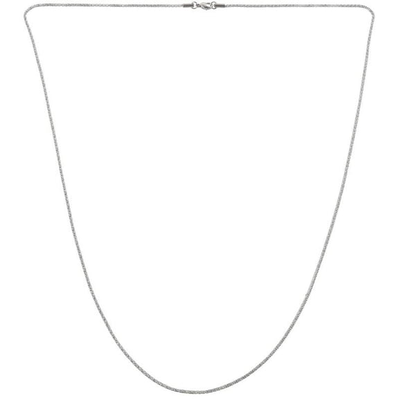 Jewelry Woman Chain, stainless steel armor chain necklace, Silver 2 mm wide 80 cm long