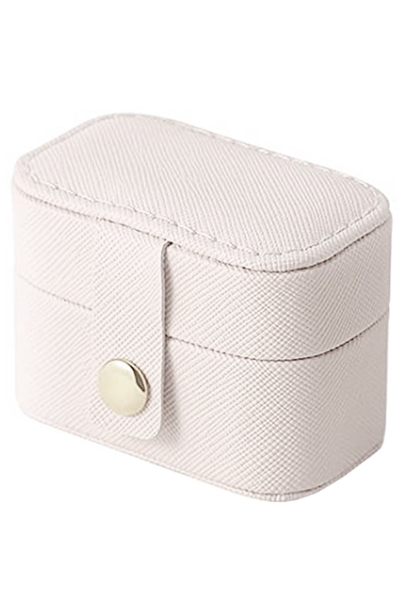 Jewelry box, Synthetic leather, White