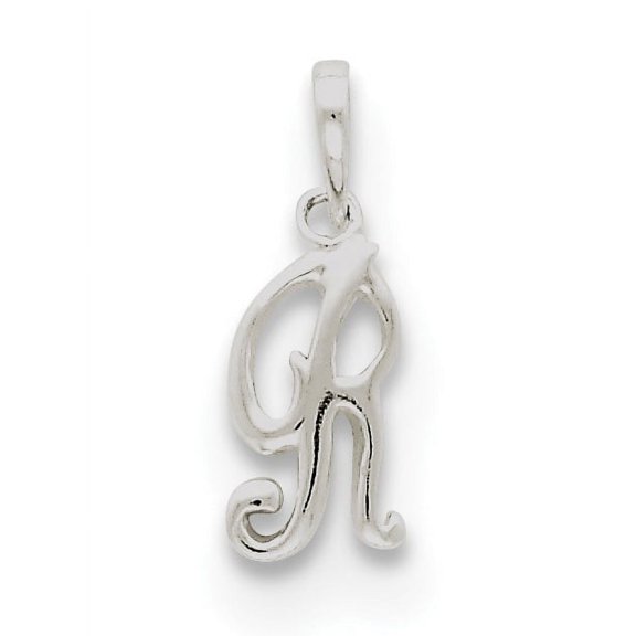 Jewelry by Sweet Pea Sterling Silver Letter R Initial Pendant