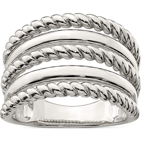 Jewelry by Sweet Pea Sterling Silver Polished Fancy Ring