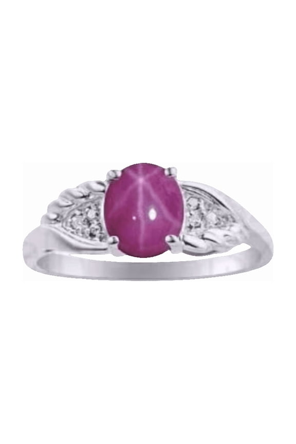 925 Sterling Silver Pink Star Ring Ruby 6-Ray Star Design Ring Handmade Gems Jewelry Gift For Someone Special Gold 3
