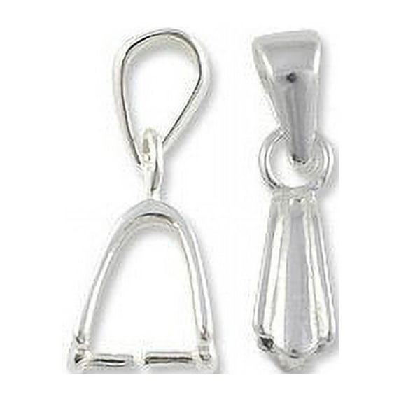 JewelrySupply Bail - Ice Pick with 6x4mm Sheet Bail Sterling Silver (1-Pc)