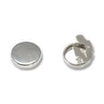 thumbnail image 1 of JewelrySupply Button Cover 18mm Silver Color (10-Pcs), 1 of 1