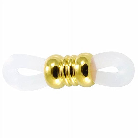 JewelrySupply Eye Glass Holder 20x5mm Gold Plated (Package of 2)