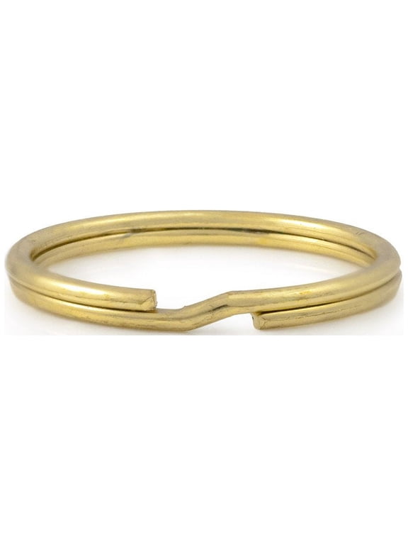 Gold Color Key Rings 32mm Split Ring (Package of 10)
