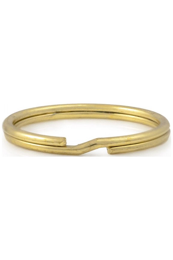 Gold Color Key Rings 32mm Split Ring (Package of 10)