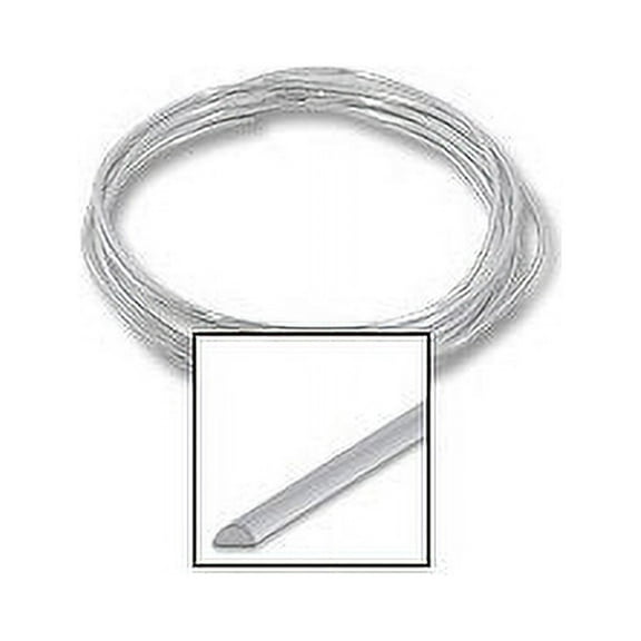 JewelrySupply Half Round Wire 18 Gauge Dead Soft Sterling Silver (Sold by The Foot)