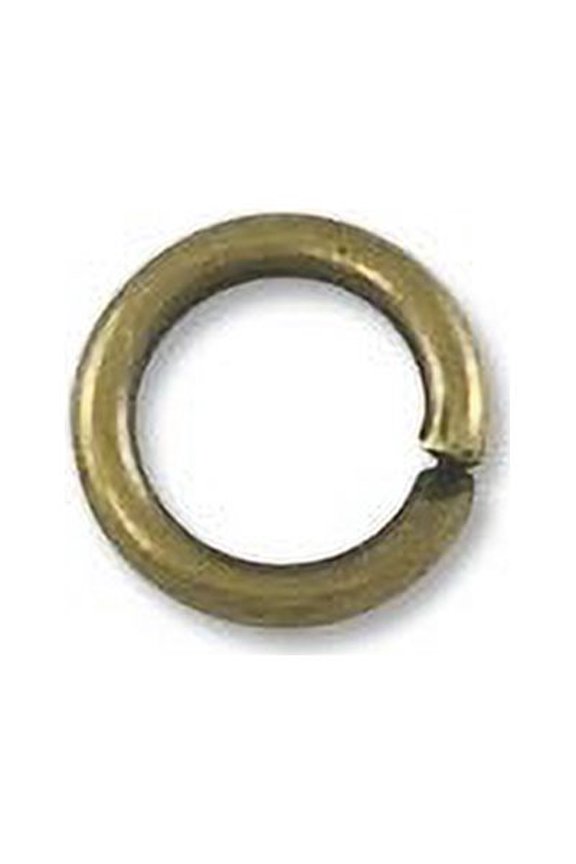 Jump Ring - Open 4mm Antique Brass Plated (100-Pcs)
