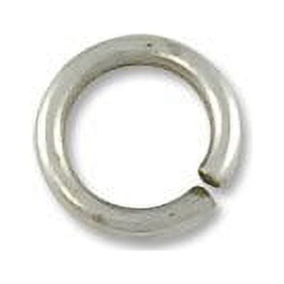 JewelrySupply Jump Ring - Open 4mm Antique Silver Plated (100-Pcs)