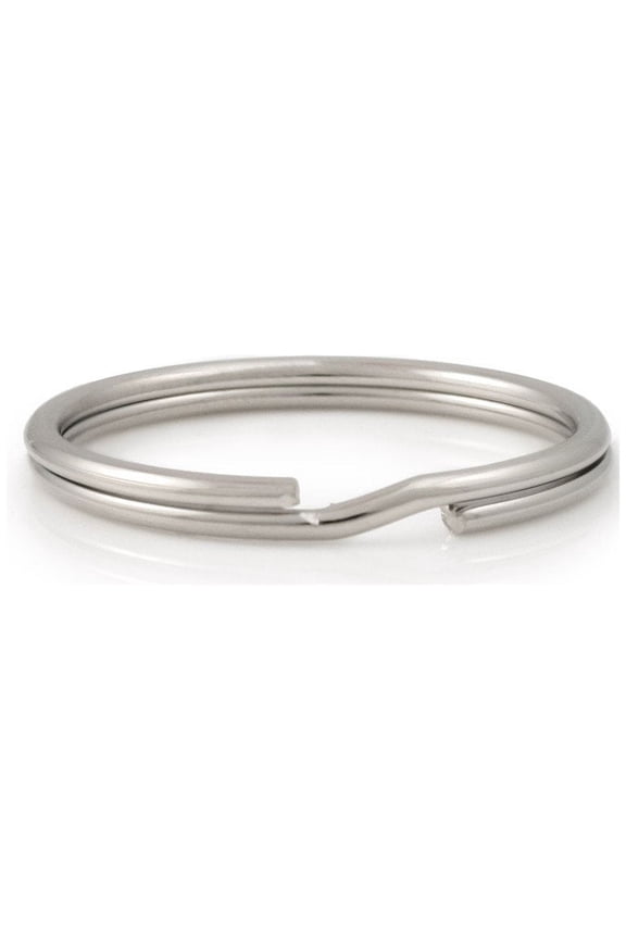 Key Rings 32mm Split Ring Silver Color (Package of 10)