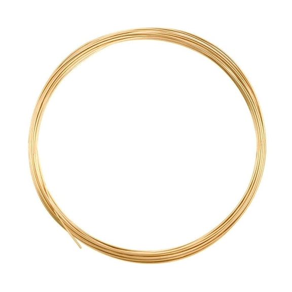 JewelrySupply Round Wire 22 Gauge Half-Hard Gold Filled (Sold by The Foot)