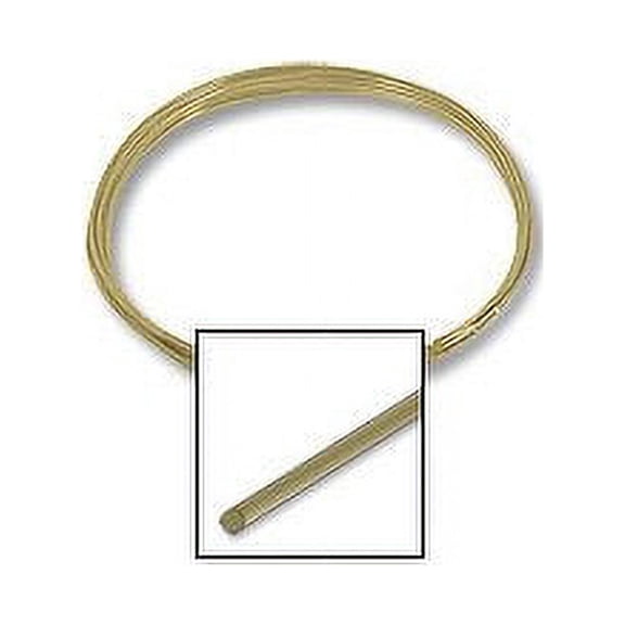 JewelrySupply Round Wire 24 Gauge Dead Soft Gold Filled (Sold by The Foot)