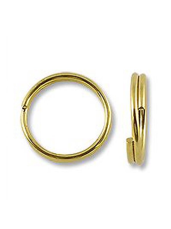 Split Ring 5mm Gold Plated (10-Pcs)
