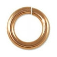 thumbnail image 1 of JewelrySupply Twist & Lock Jump Ring 5.8mm Rose Gold Filled, 1 of 1
