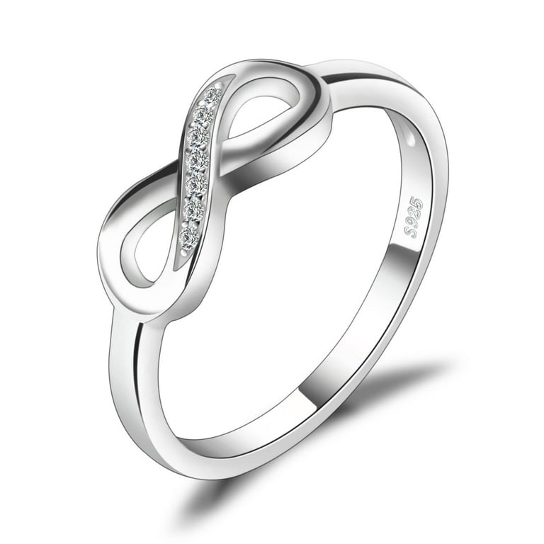Yellow Gold-plated Sterling Silver Stackable Band Ring with Cubic Zirconia Yellow Gold-plated Sterling Silver Stackable Band Ring with Cubic Zirconia