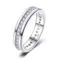 thumbnail image 1 of Jewelrypalace CZ Wedding Bands For Women Wedding Rings For Women Eternity Bands Anniversary Eternity Ring Channel Set Cubic Zirconia 925 Sterling Silver Ring, 1 of 6