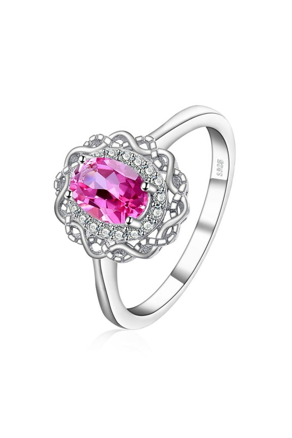 Gemstone Ring 925 Sterling Silver For Woman, Sky Blue Topaz Ring for Her, Jewellery Gifts