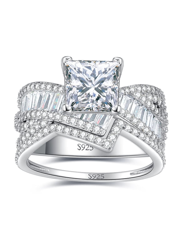 Infinity Engagement Ring Princess Cut