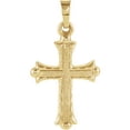 thumbnail image 1 of Jewels By Lux 14K Yellow Gold 20x14.5mm Hollow Cross Pendant, 1 of 3