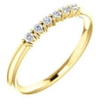 thumbnail image 1 of Jewels By Lux 14K Yellow Gold Diamond Polished 1/8 CTW Diamond Stackable Ring Size 7, 1 of 3