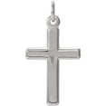 thumbnail image 1 of Jewels By Lux 14k White Gold 16.5X12 mm Polished Cross Pendant, 1 of 2