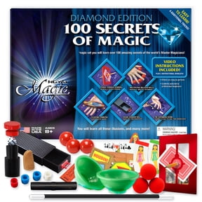 Jewels of Diamond Magic Kit for Kids - Kids Toys with Magic Wand, Trick Box & Magic Cards, STEM Kit for Learning Tricks, Beginner Set, Educational Birthday Gift