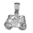 thumbnail image 1 of Jewels Obsession Sterling Silver 3D Diaper Pendant, 1 of 3
