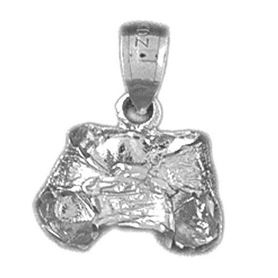 Jewels Obsession Sterling Silver 3D Diaper Pendant