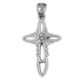 thumbnail image 1 of Jewels Obsession Sterling Silver Cross Pendant, 1 of 3