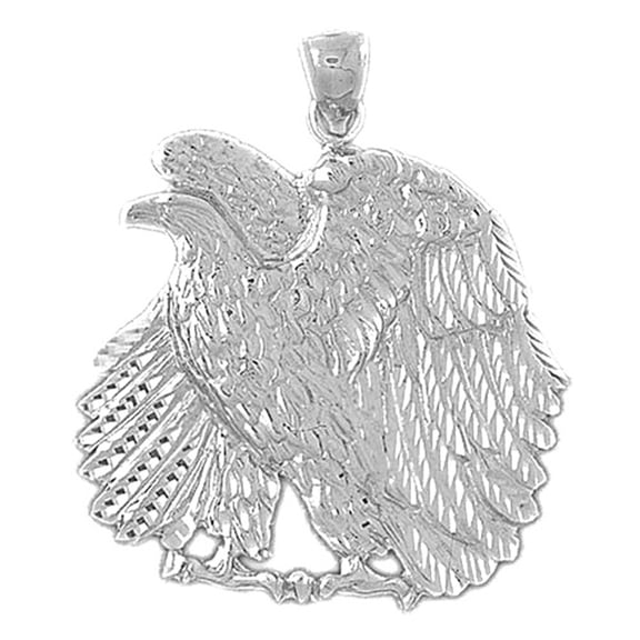 Jewels Obsession Sterling Silver Eagle Pendant