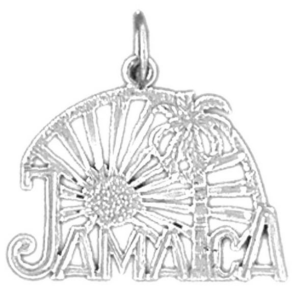 Jewels Obsession Sterling Silver Jamaica Pendant