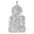 thumbnail image 1 of Jewels Obsession Sterling Silver Mother Mary Pendant, 1 of 3