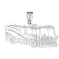 thumbnail image 1 of Jewels Obsession Sterling Silver Rv Recreational Vehicle Pendant, 1 of 5