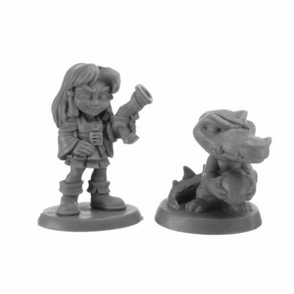 Jewels and Crossbones Miniature Figure 25mm Heroic Scale Reaper Bones USA Reaper Miniatures