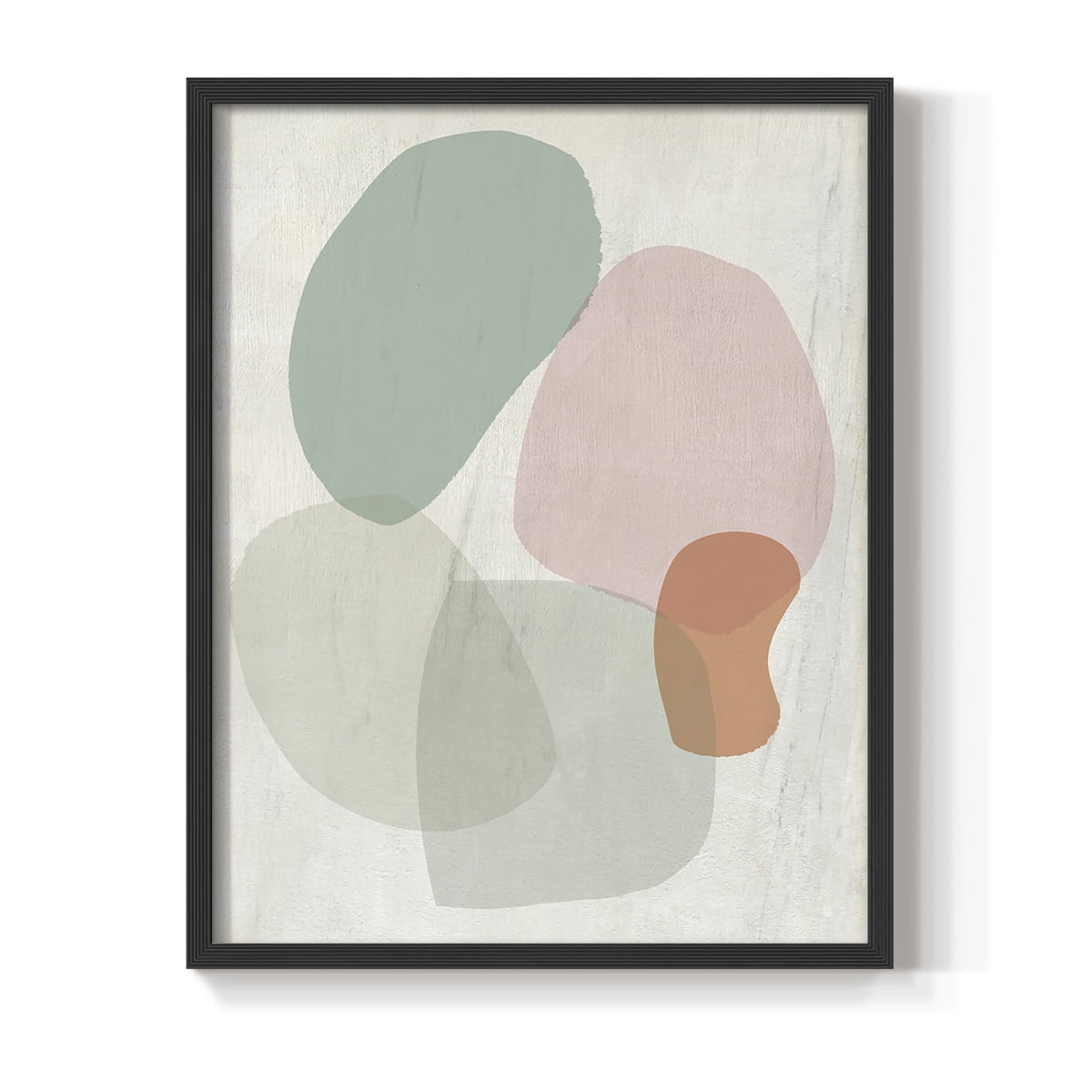 Jewels of the River I in Black Solid Wood 11 x 14 Framed Print