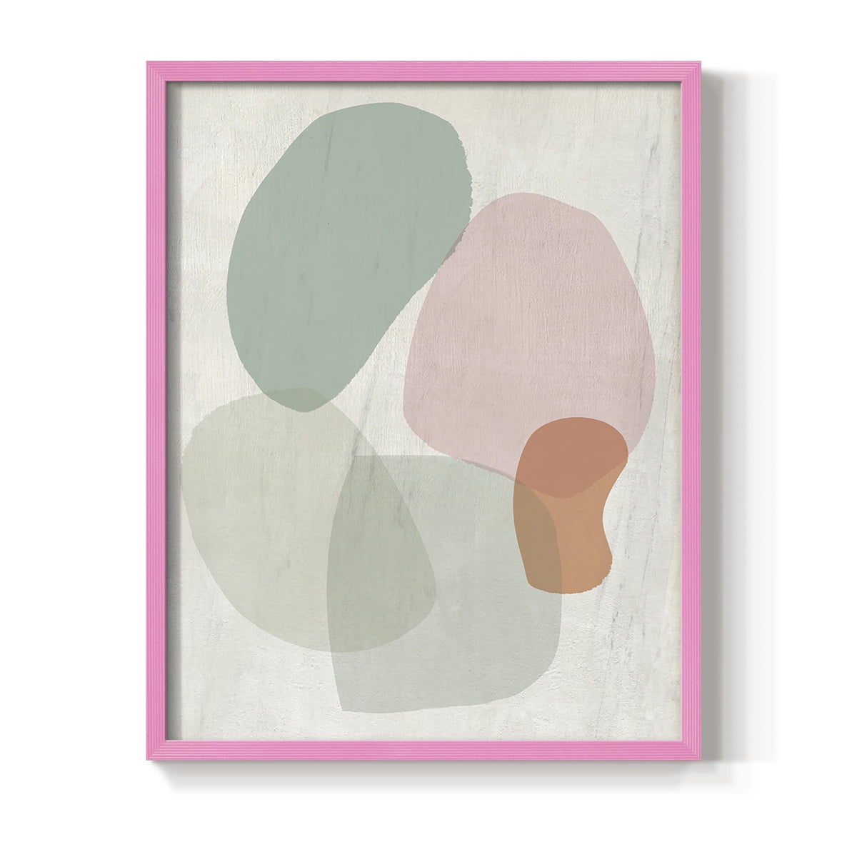 Jewels of the River I in Pink Solid Wood 8 x 10 Framed Print
