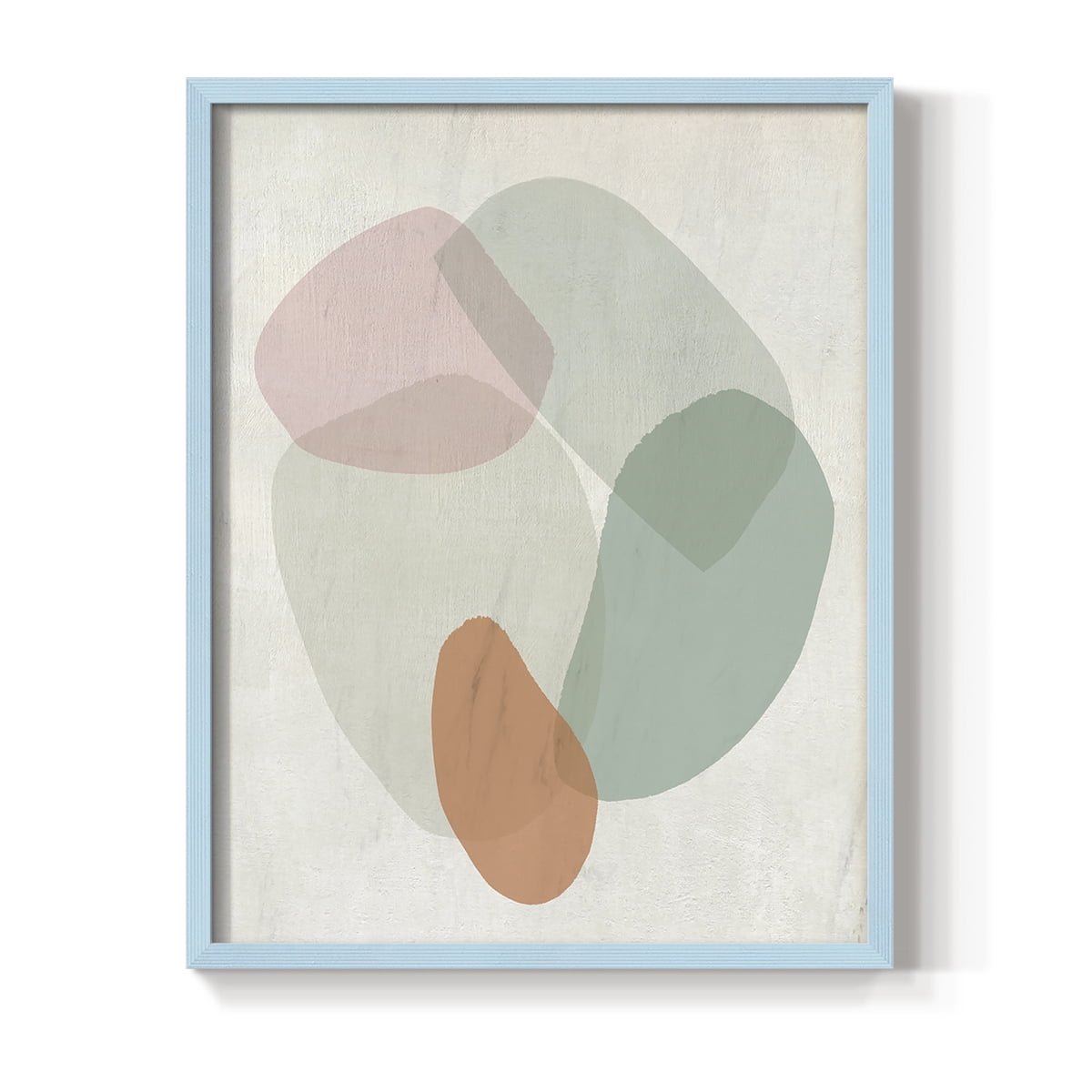 Jewels of the River II in Blue Solid Wood 11 x 14 Framed Print