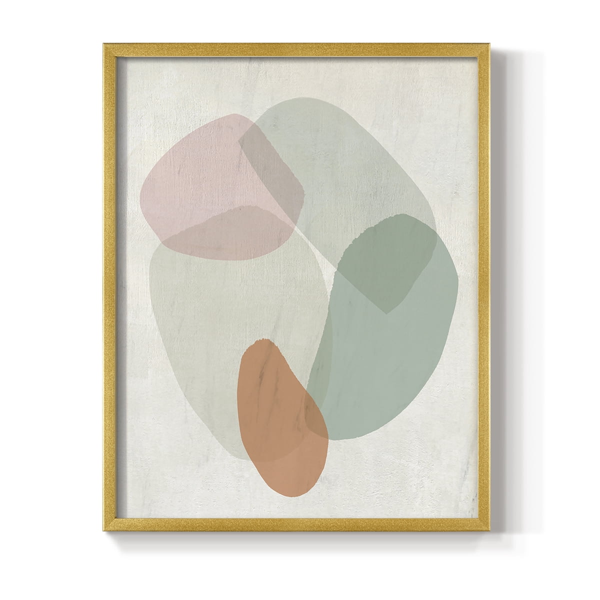 Jewels of the River II in Gold Solid Wood 22 x 28 Framed Print