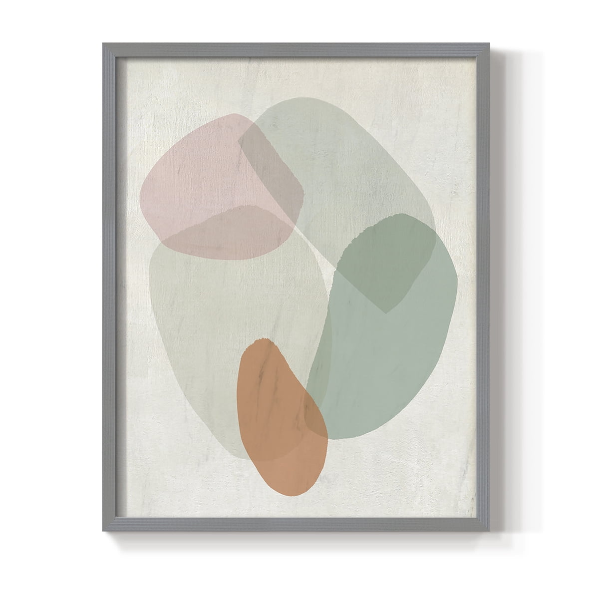 Jewels of the River II in Gray Solid Wood 11 x 14 Framed Print