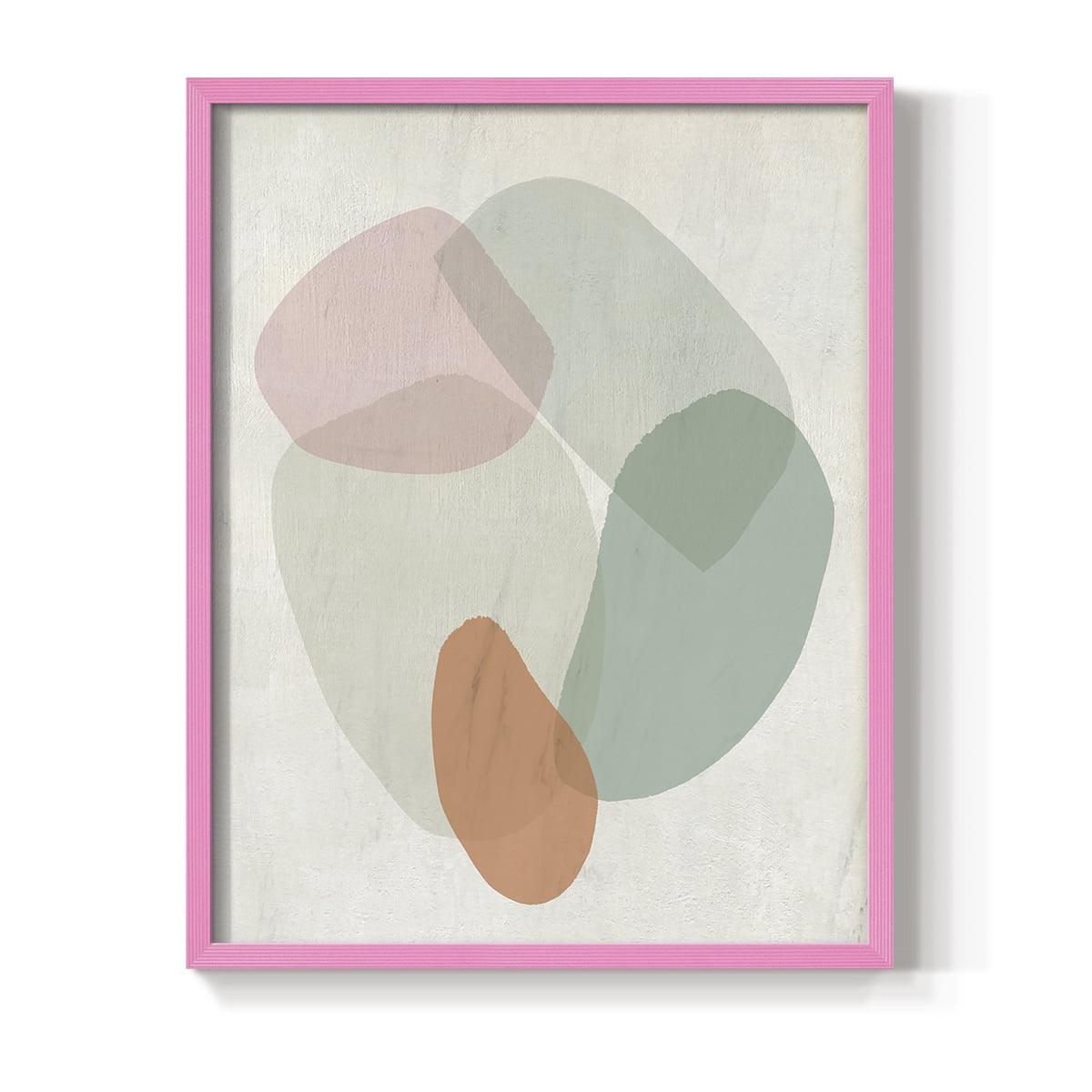 Jewels of the River II in Pink Solid Wood 8 x 10 Framed Print