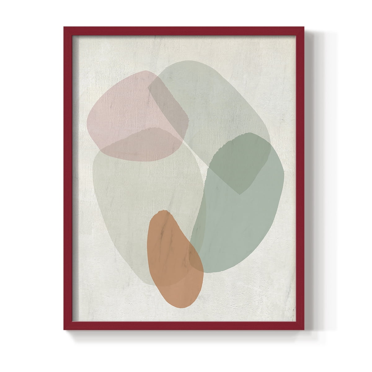 Jewels of the River II in Red Solid Wood 11 x 14 Framed Print