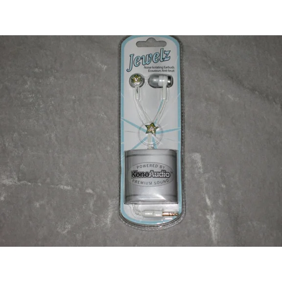 Jewelz Earbuds Noise Isolating 3.5Mm Plug Mp3 Phone Stereo Stars New!