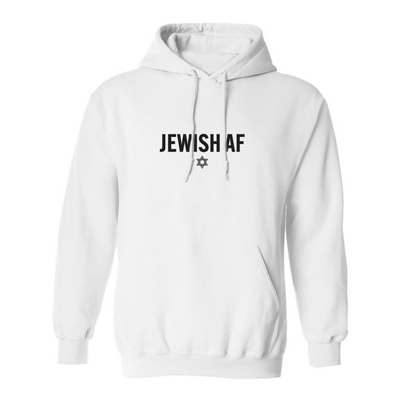 Jewish AF Adult Hooded Sweatshirt